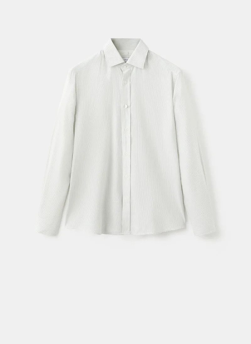 Mango Man  Regular-fit 100% cotton shirt for Men | Best Price UAE