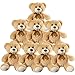 SNOWOLF 8 Pack Teddy Bears Bulk Baby Shower 137 inch Small Teddy Bear Stuffed Animal Toys for Christmas Valentines Mothers Day Centerpieces Decorations for Kids Adults Light Brown - Image 4