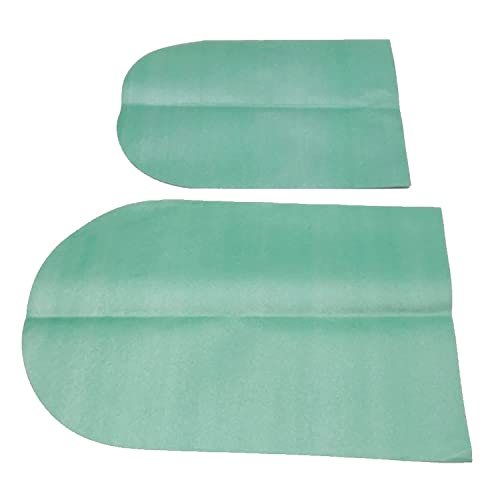 LJL Traders Disposable Paper Banana Leaf for South Indian Feast Onam Pongal Sadya or Food Serving - Set of 25 Leaves | Medium Size | Banana Leaf Dinner Plate (Green) | All Festival Function - Image 3