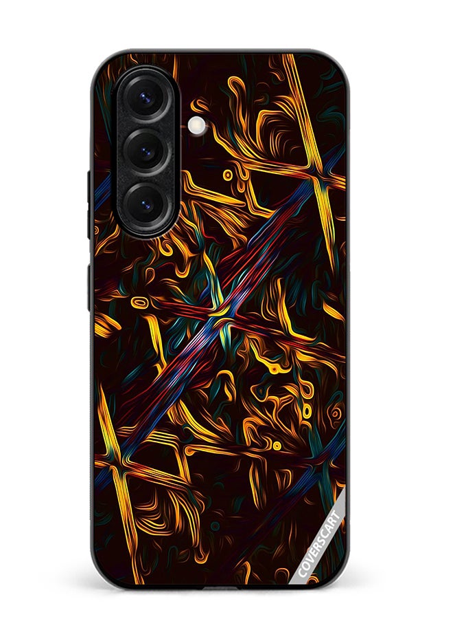 VR CREATIVE Protective Case Cover For Samsung Galaxy S25 Plus Abstract Design Multicolour
