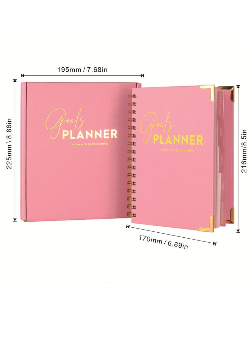 عام planner-2025 -- الأسبوعية والشهرية خطط دوامة ملزمة هدية مربع التعبئة والتغليف - Image 2