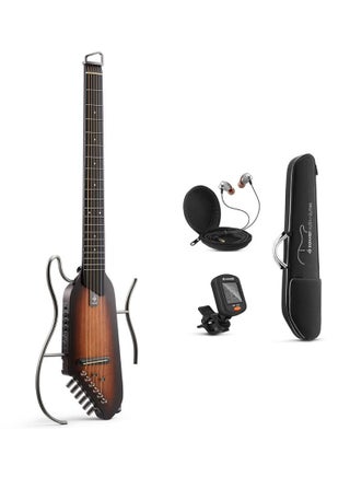 Donner HUSH-I Silent Acoustic-Electric Headless Guitar, Sunburst - pzsku/Z5A413B9A8702A7E741FFZ/45/_/1709889447/e101fc4e-feb9-4486-ad0c-9d7619feb192