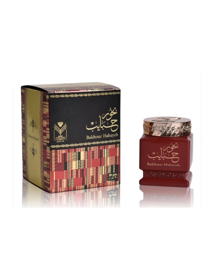 AL MAS Incense Habayeb Bakhour 30G – Premium Arabic Oud Bakhoor – Long Lasting Fragrance - Image 2