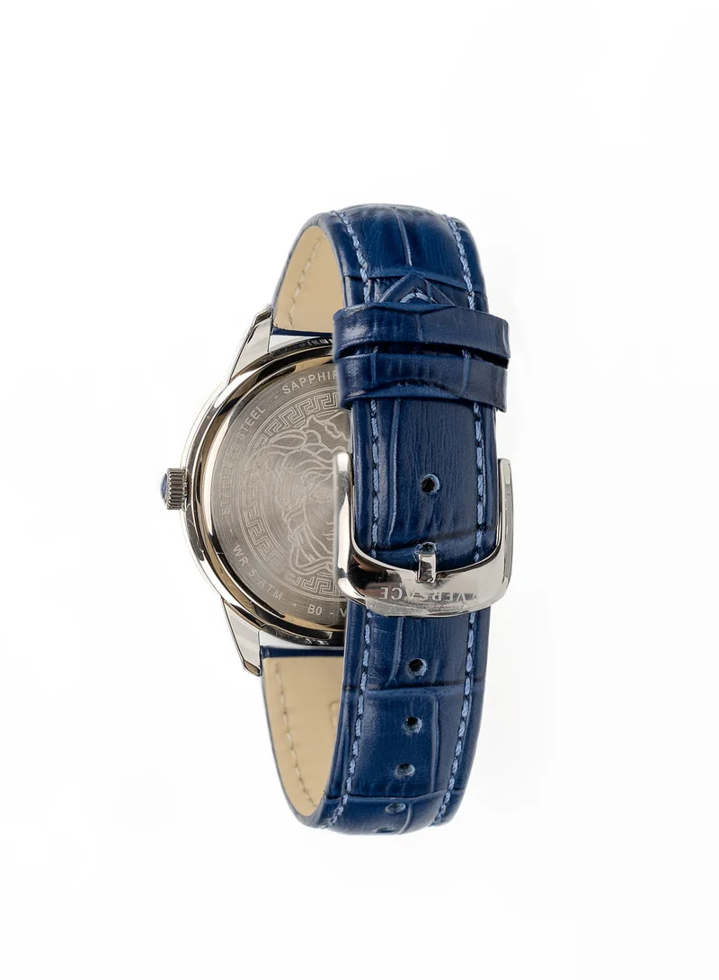 VERSACE Greca Quartz Blue Dial Watch