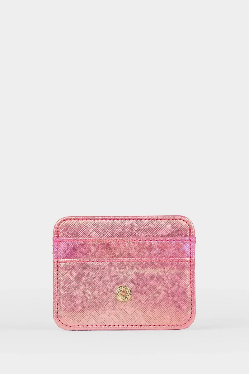 Woman Faux Leather Business Card Wallet