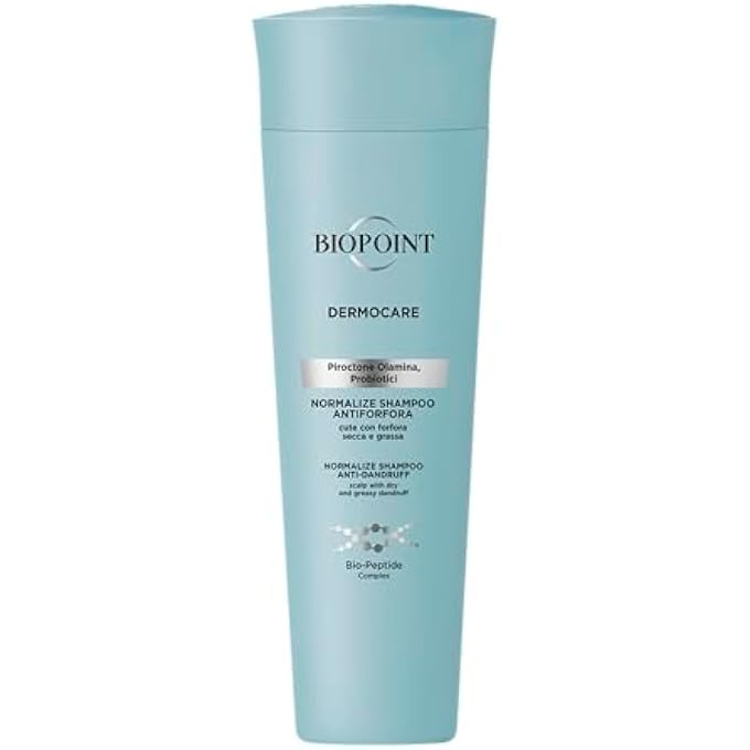 BIOPOINT Dermocare Normalize Anti-Dandruff Shampoo for Dry and Oily Dandruff, Cleansing and Normalizing Action, Gives Clean and Healthy Hair, 200 ml