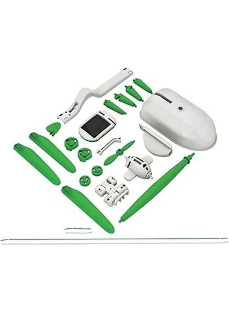 Huitich 6-in-1 Solar Powered Robot Kit – Green - Image 3