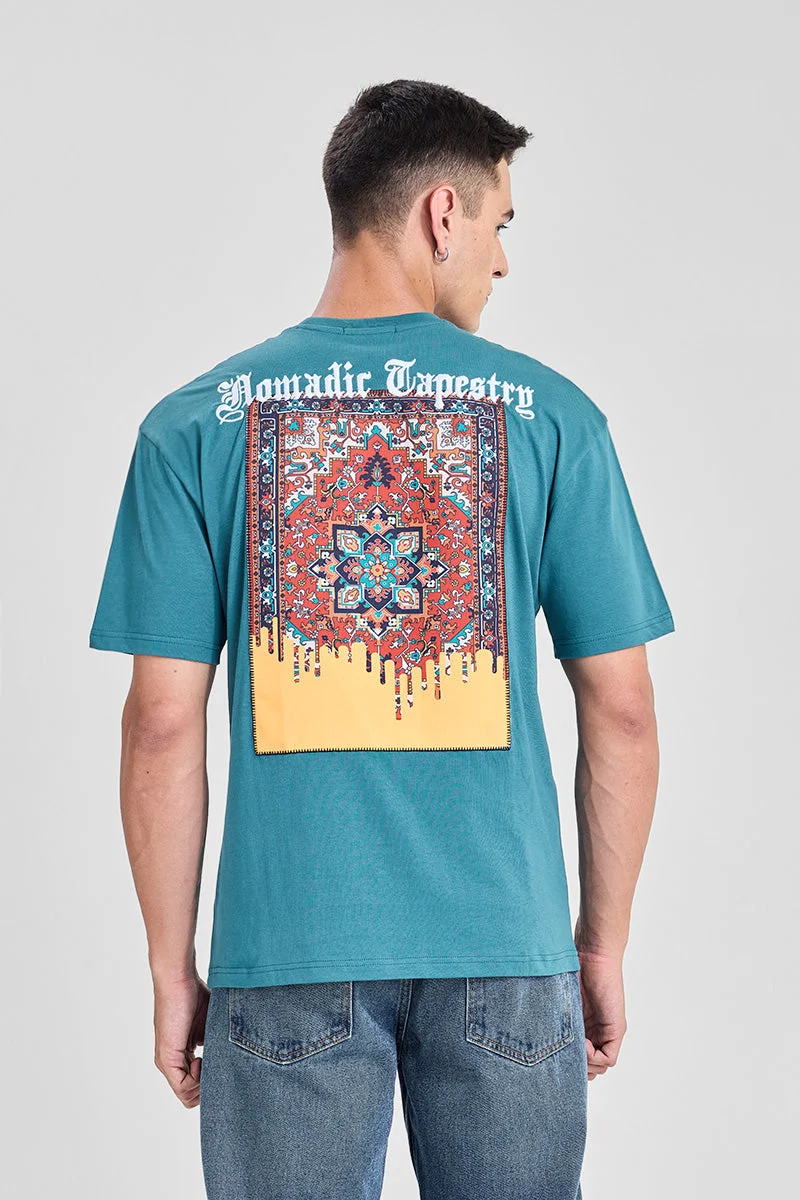 SNITCH تيشيرت واسع بتصميم مرقع