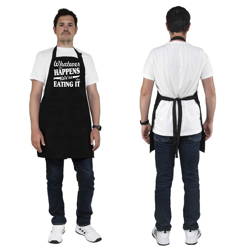 NewEleven Fathers Day Gift For Men  Dad  Husband  Him - Aprons For Men With Pockets - Funny Gifts For Men  Dad  Husband  Boyfriend  Him  Brother  Uncle - Grill Cooking BBQ Kitchen Chef Apron - Image 5