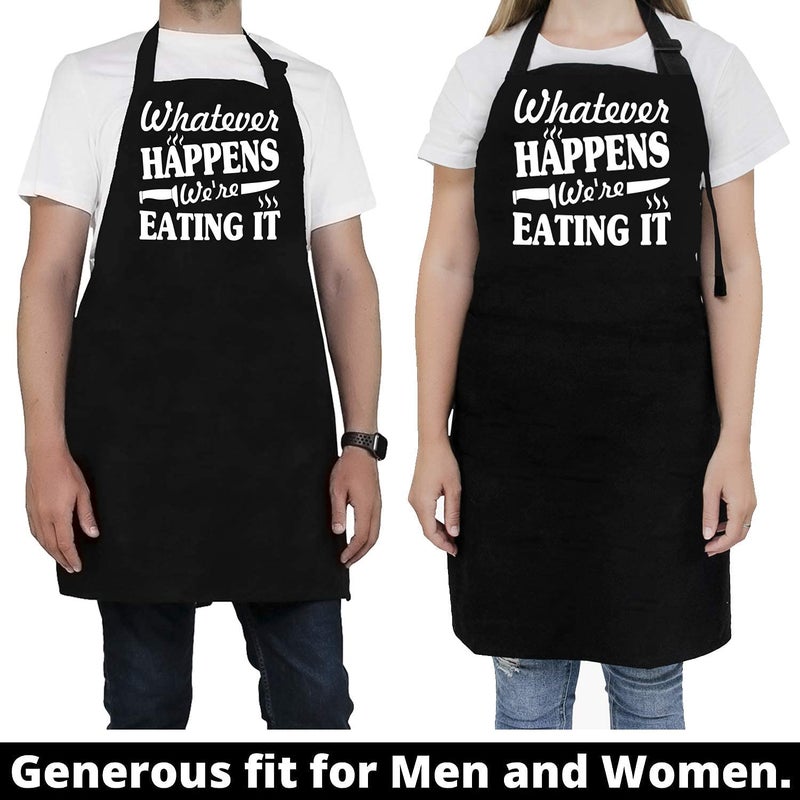 NewEleven Fathers Day Gift For Men  Dad  Husband  Him - Aprons For Men With Pockets - Funny Gifts For Men  Dad  Husband  Boyfriend  Him  Brother  Uncle - Grill Cooking BBQ Kitchen Chef Apron - Image 4