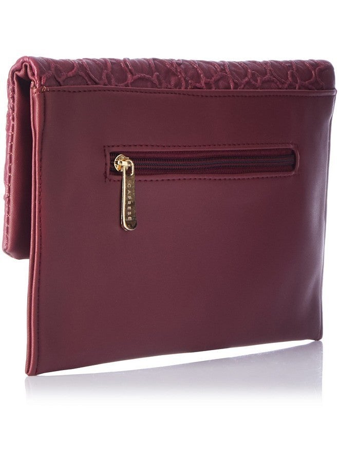 Caprese womens IDNA S Large BURGUNDY Satchel - Image 2