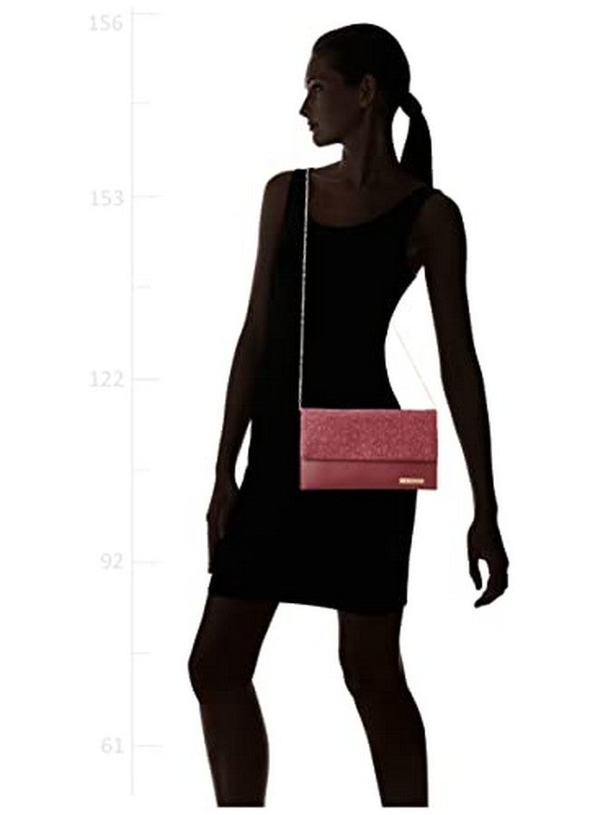 Caprese womens IDNA S Large BURGUNDY Satchel - Image 4