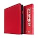 Vault X 12 Pocket Trading Card Zip Binder 480 Cards Premium ExoTec Album Material 20 SideLoading Pages Folder Sports TCG Red - Image 3
