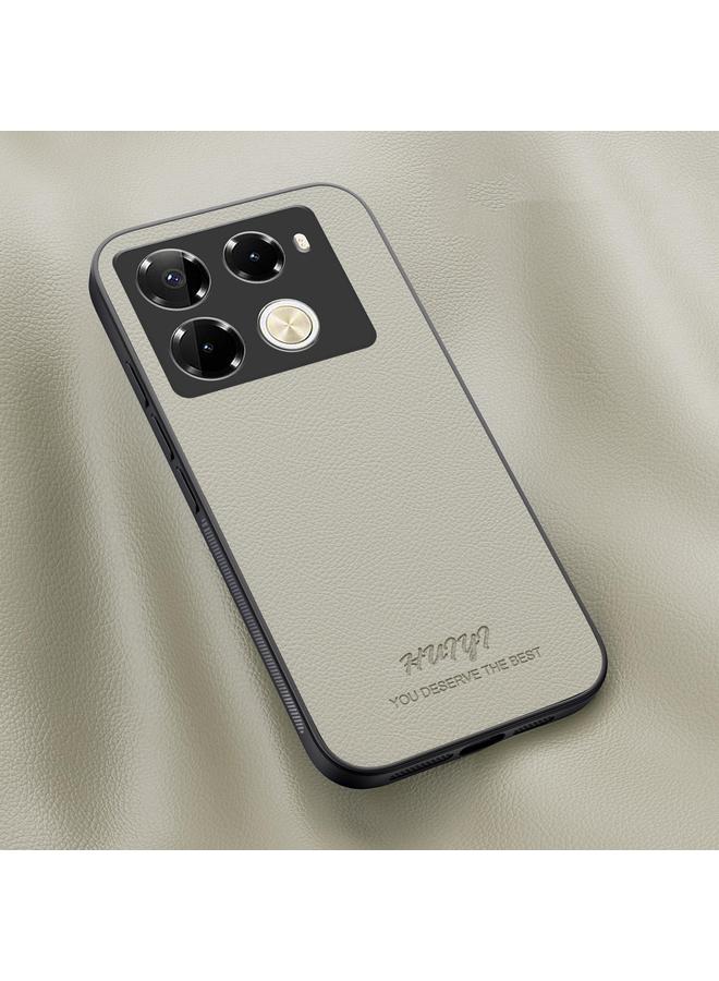 اس-توب جراب هاتف مغناطيسي من الجلد من HUIYI لهاتف Infinix Note 40 Pro 5G - Image 1