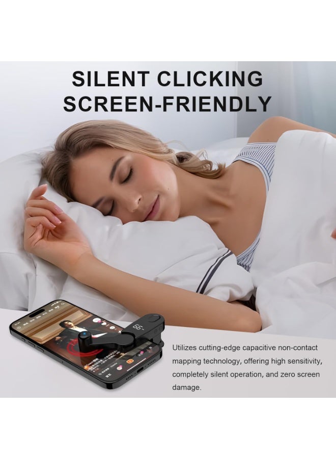 Smart screen Tap Auto Screen Clicker – Portable USB Screen Tapping Device with Adjustable 108-Speed Digital Display, Silent Finger Simulator for Games, Likes, Tasks & Rewards - Image 5