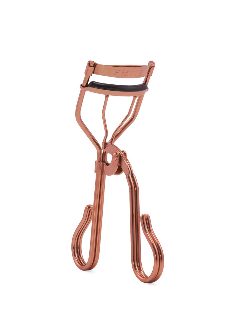 أداة تجعيد الرموش من الفولاذ المقاوم للصدأ باللون الذهبي الوردي، أداة تجميل لتجعيد الرموش، مكياج العيون الشهير - Image 1