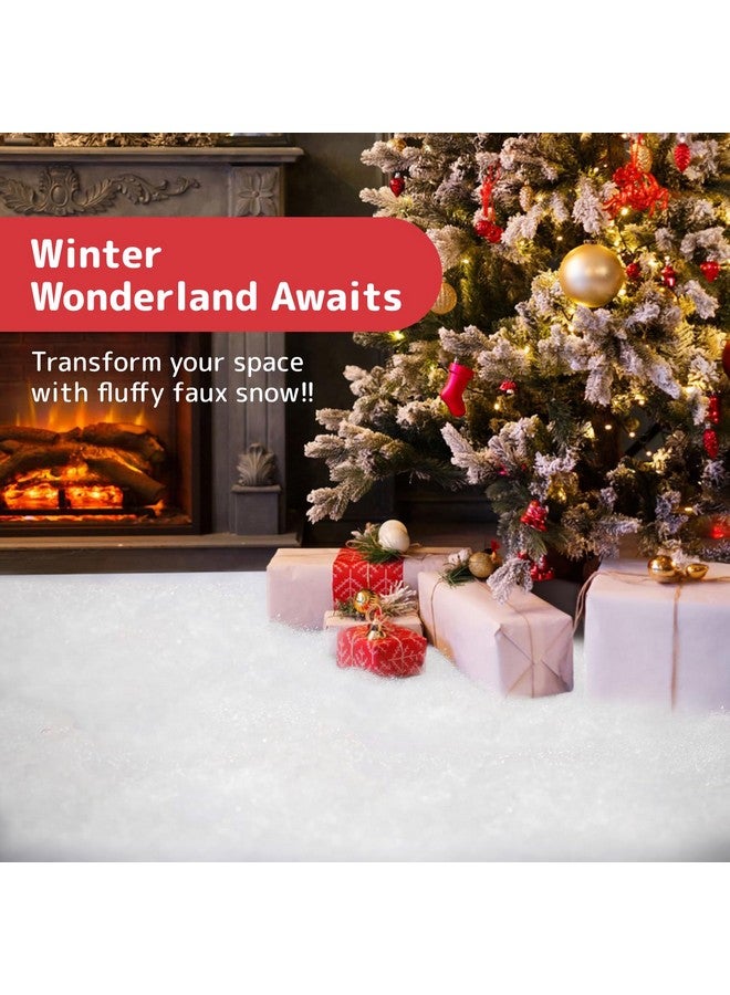 Prextex PREXTEX 2 Pack Snow Blanket Rolls - Artificial Fake Snow for Christmas Decorations - White Backdrop for Holiday Displays - Ideal for Village Displays and Under The Christmas Tree - 94.5 x 31.5 Inches  - Image 1