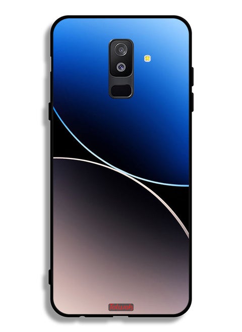 Samsung Galaxy A6 Plus (2018) Protective Case Cover Curve Lines Pattern