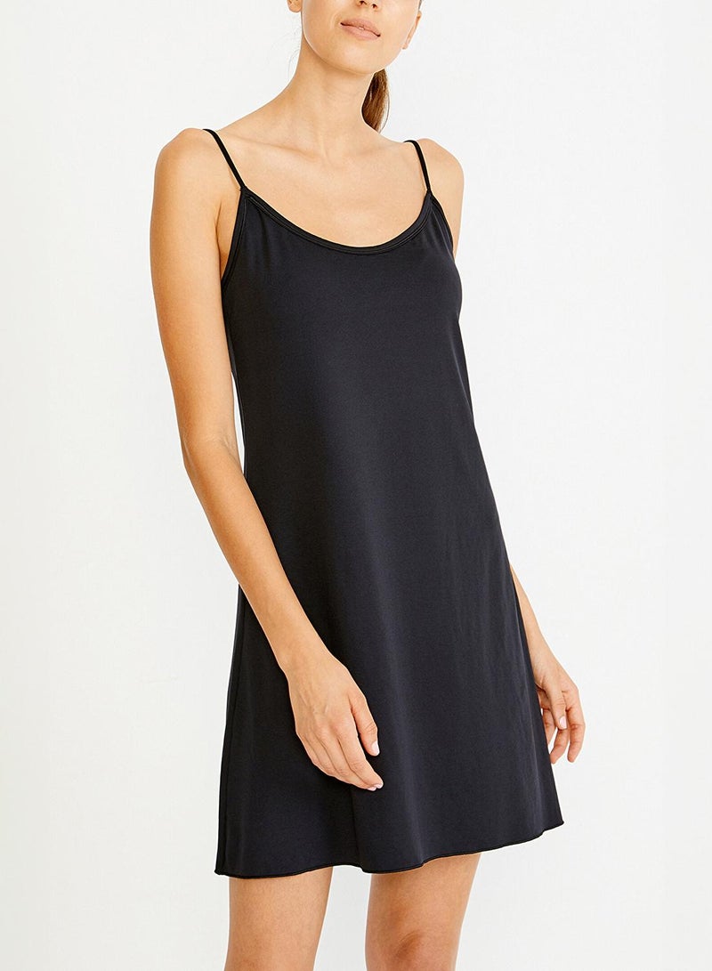 Penti Smart Scoop Neck Black Slip Camisole - Image 1