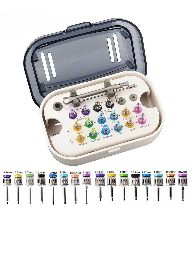 Generic Dental Universal Implant Repair Tool Box Screwdriver Wrench  - Image 1