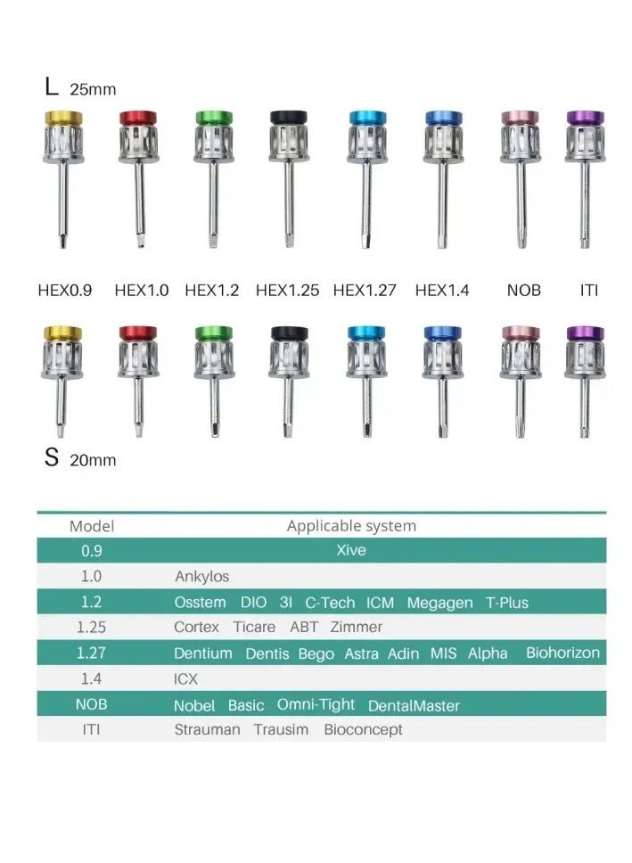 Generic Dental Universal Implant Repair Tool Box Screwdriver Wrench  - Image 4