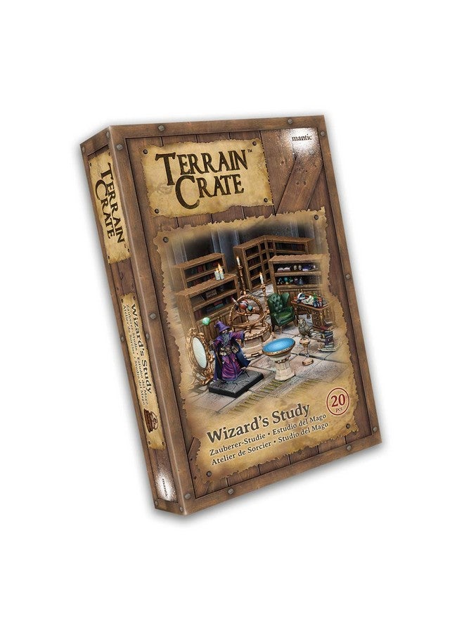 Mantic Games Terrain Crate - Wizards Study Medium Size Set | Highly-Detailed 3D Miniatures | Pre-Assembled Scenery Tabletop Game Accessory For Wargames, Board Games And Rpgs | Made By Mantic Games - Image 2