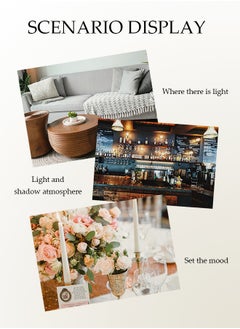 ZENHOME 12-Piece LED Candle Set Flameless Waterproof CandleLights for Outdoor Wedding Party Decor Battery Operated Decor Lights with Soft Flickering Event Decorations Warm White Light Romantic LED Flameless Candles ﻿  - Image 2