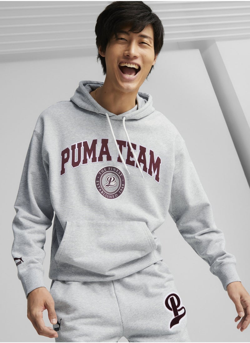PUMA - Team Terry Mens Longsleeve Hoodie - Image 1