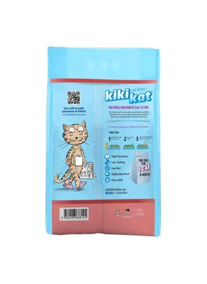 Cat Litter KikiKat Cat Litter Baby Powder 10L  - Image 2