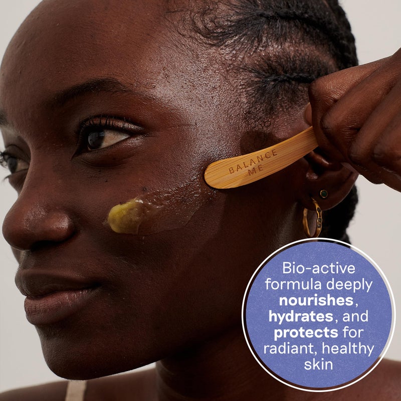 Balance Me Super Berry Face Cleansing Balm, Hydrating Makeup Remover Balm with Raspberry & Cloudberry Oils, Gentle Double Cleanse & Travel Size Facial Cleanser, 3-in-1 Natural Skincare - Image 3