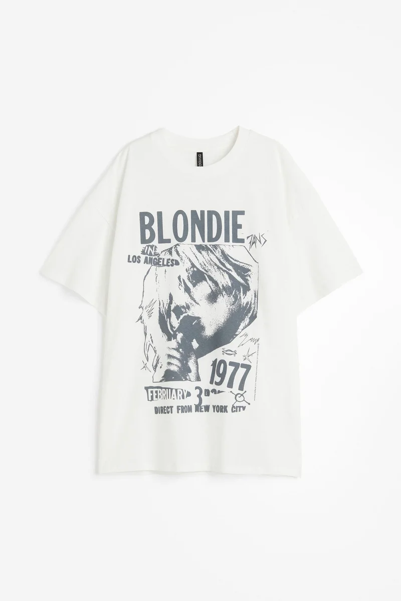 H&M Oversized printed T-shirt