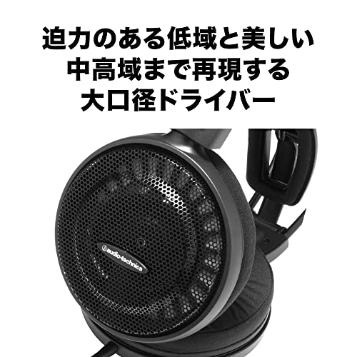 Audio-Technica ATH-AD500X Audiophile Open-Air Headphones, Black (AUD ATHAD500X) - Image 3