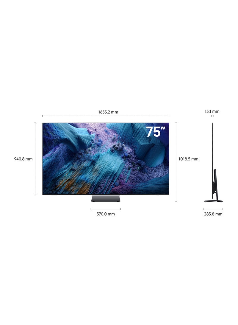 Samsung 75 Inch Neo QLED TV, 8K, Mini LED, NQ8 AI Gen3 Processor, 8K AI Upscaling Pro, Wireless One Connect, Glare Free, Vision AI Smart TV, QA75QN990FUXZN (2025 - UAE Version) QN990F Black - Image 3