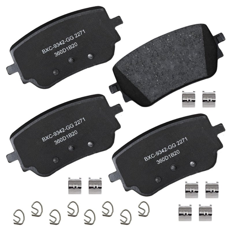 Bendix Premium SBC2271 Ceramic Rear Brake Pads for Select Models Mercedes-Benz A35 AMG CLA35 AMG CLA45 AMG CLA200 CLA250 GLA35 AMG GLA45 AMG GLA250 GLB35 AMG GLB250 - Image 1
