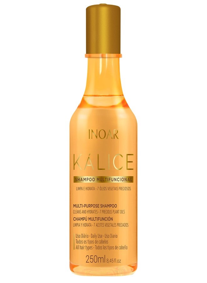 INOAR Kálice Multifunctional Shampoo with Vitamin E & Botanical Oils for Moisturizing Repair, 8.45 Fl Oz - Image 1