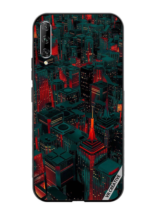 VR CREATIVE Protective Case Cover For Huawei Nova Y9S Red City Design Multicolour - Image 1