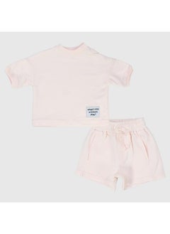 Unisex Pink 2-Piece Outfit Set
