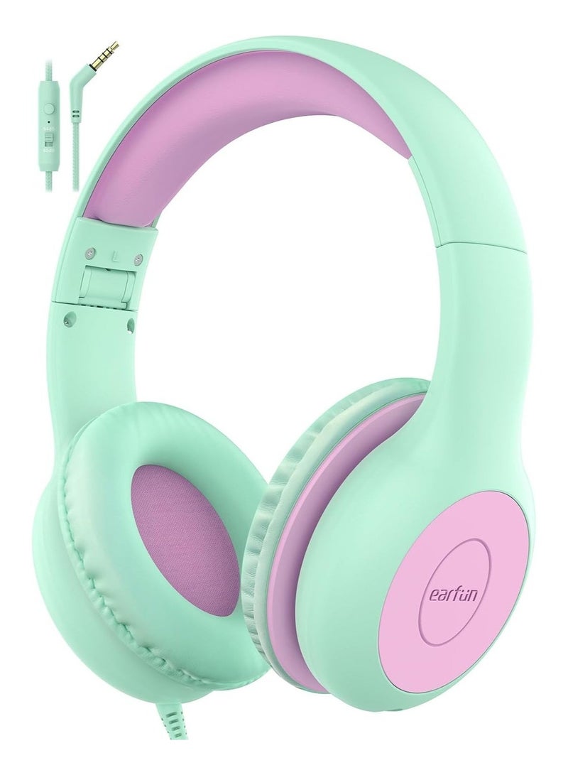 إيرفن سماعات EarFun Kids للأطفال مزودة بميكروفون، سماعات سلكية بحد أقصى لمستوى الصوت 85/94 ديسيبل، خاصية مشاركة الصوت، صوت ستيريو، عصابة رأس قابلة للتعديل، مناسبة للمدرسة والسفر والهاتف والتابلت. - Image 1