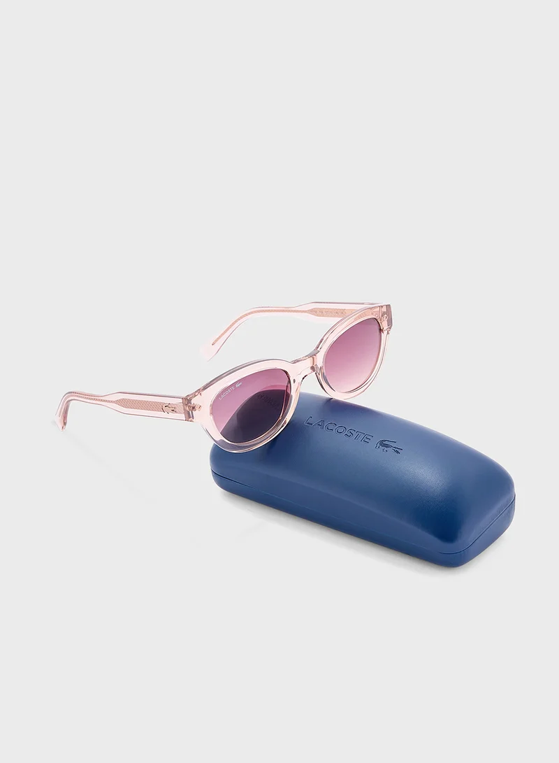 لاكوست Oval Sunglasses
