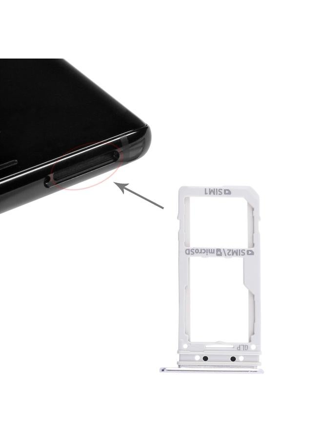 erorex For Galaxy Note 8 2 SIM Card Tray / Micro SD Card Tray (Silver) - Image 1