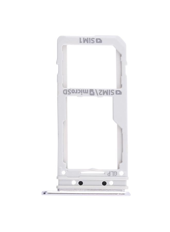 erorex For Galaxy Note 8 2 SIM Card Tray / Micro SD Card Tray (Silver) - Image 2