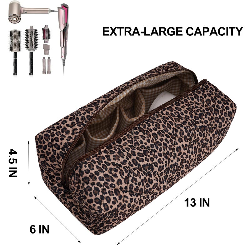 idoltimes Hair Tools Travel Bag, Quilted Hair Tools Organizer Compatible with Dyson Airwrap Styler - Image 3