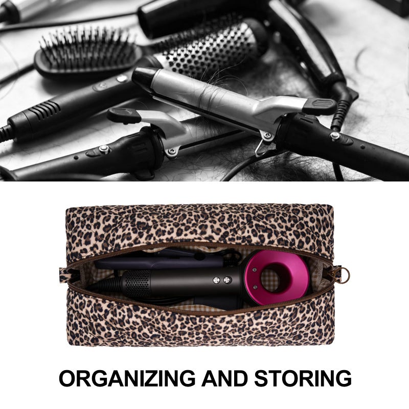 idoltimes Hair Tools Travel Bag, Quilted Hair Tools Organizer Compatible with Dyson Airwrap Styler - Image 2