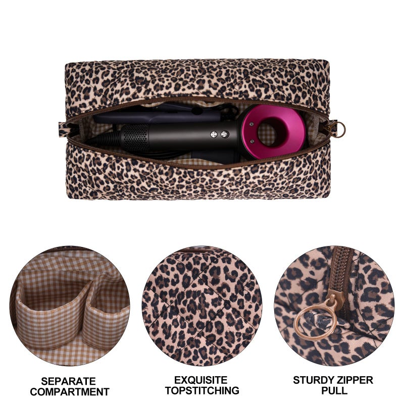 idoltimes Hair Tools Travel Bag, Quilted Hair Tools Organizer Compatible with Dyson Airwrap Styler - Image 4