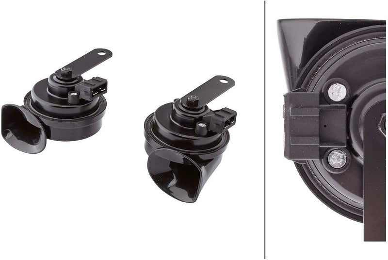 HELLA Trumpet Horn - OE-CONNECT HORN TE26 SET - 12V - 110dB(A) - Frequency range from: 400Hz - Frequency range to: 500Hz - Low Tone/High Tone - Electric - Quantity: 2-3FH 012 010-031 Upgraded general grade quality - Image 4