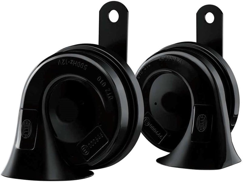 HELLA Trumpet Horn - OE-CONNECT HORN TE26 SET - 12V - 110dB(A) - Frequency range from: 400Hz - Frequency range to: 500Hz - Low Tone/High Tone - Electric - Quantity: 2-3FH 012 010-031 Upgraded general grade quality - Image 2