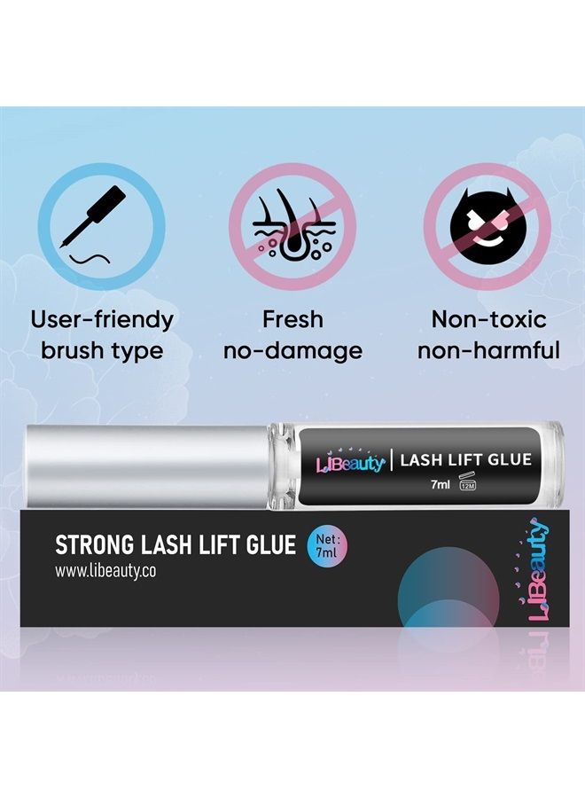 Libeauty Lash Lift Glue, Eyelash Adhesives, Eyelash Perm Glue Strong Sticky Eyelash Lifting Glue for Lash Perming or False Eyelashes Dissolves Quickly in Water - Image 3