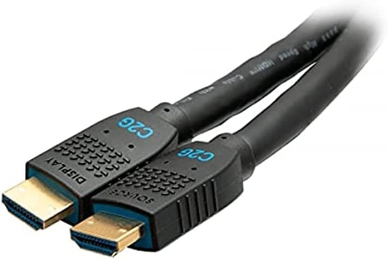 سي2جي كابل HDMI عالي السرعة وفائق المرونة من سلسلة الأداء ، طوله 25 قدمًا (7.6 متر) - يتناسب مع تقنيات 4K 60Hz، ومصنوع للاستخدام داخل الجدران، ومعتمد وفقًا لمعيار CMG (FT4)، ومتوافق مع أجهزة Xbox، Blu-ray، DVD، PS5، التلفزيونات الذكية، أجهزة الصوت، والشاشات. - Image 1