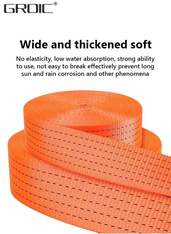 GROIC - Tie-Down Cam Straps, Ratchet Tie Down Straps 5M Long Lashing Straps,2.5Ton Capacity Securing Straps,Trailer Tightening Belt - Image 1