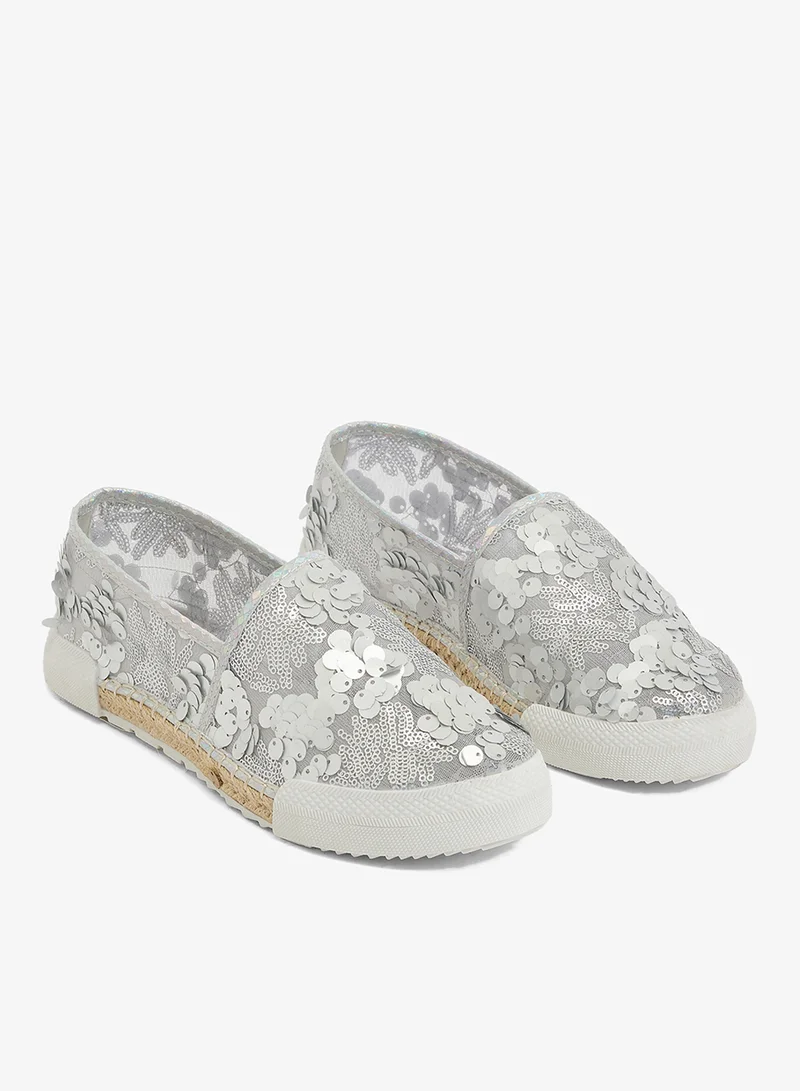 Savannah Collection  Sequined Espadrille for Women | Best Price UAE